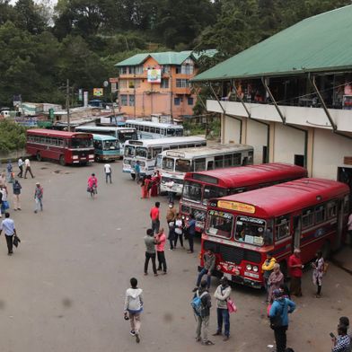 Straatbeeld Sri Lanka